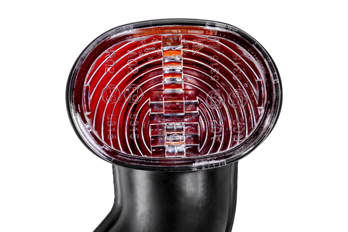 ASPÖCK SUPERPOINT II marker lamps left + right on a rubber arm with a side cable