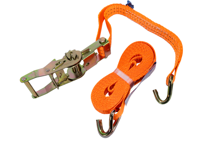UNITRAILER 5m/35mm/2t orange transport belt with tensioner