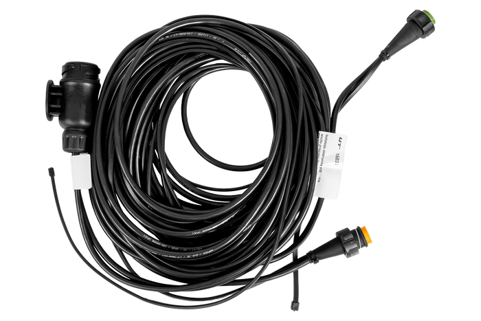 ASPÖCK electrical installation, trailer harness 8m, 13 PIN plug, 2x 8 PIN bayonets