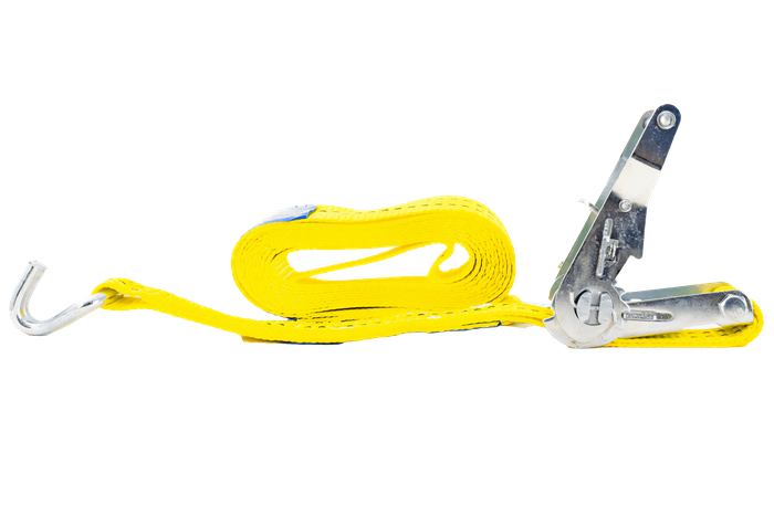 UNITRAILER 4m/35mm/2t yellow transport belt with tensioner
