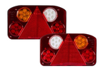 HORPOL LZD 844 + LZD 845 rear lamps 6 functions left + right