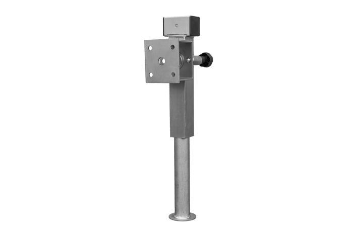 UNITRAILER D-110.000.049 extendable crank support for 1300kg flatbed trailer 410-645mm