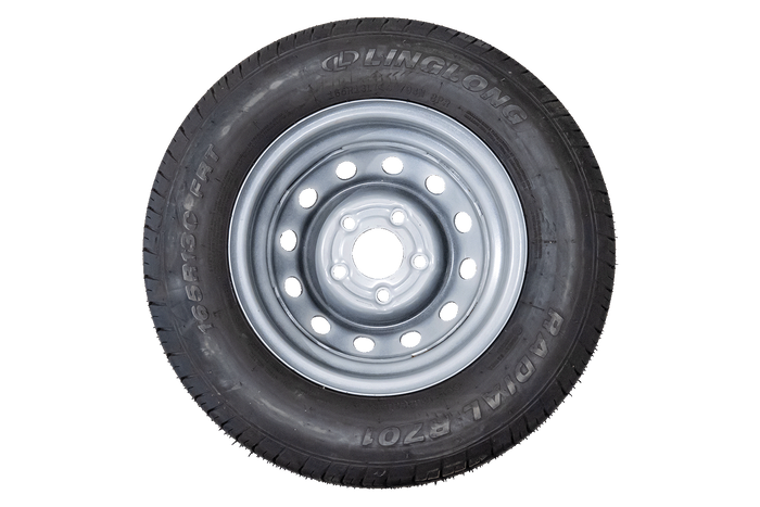 OUTLET Reinforced wheel for trailer LINGLONG TIRE 165/80 R13C 96/94N UNITRAILER RIM 4.5Jx13"H2 5x112 ET:30