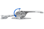 Side hitch with STEELPRESS ZB-15A+Z-15 fastener, complete eccentric closure of the trailer side