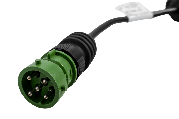 Bayonet adapter 5-PIN / angled connector ASS2 7-PIN ASPÖCK right adapter