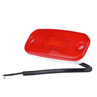 Red LED rear marker lamp 12-24V