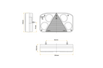 HORPOL LZD 844 + LZD 845 rear lamps 6 functions left + right