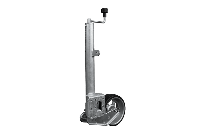 UNITRAILER automatic jockey wheel with handle 500kg 60mm 660-904 mm