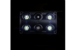 HORPOL LWD2157/CZ LED 900lm black interior car lamp with switch and red diode