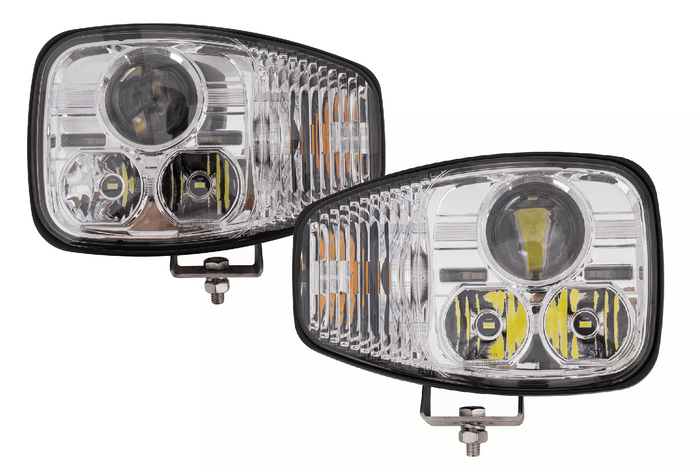 TT Technology TT.16610-L+TT.16610-P LED headlights 3 functions 21xLED 4450lm left+right for JCB/Cat/Manitou/Volvo/Terex