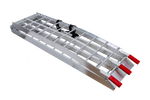 UNITRAILER ALR002 foldable ramps aluminum ramps for trailers 221cm 680kg with belt, set of 2
