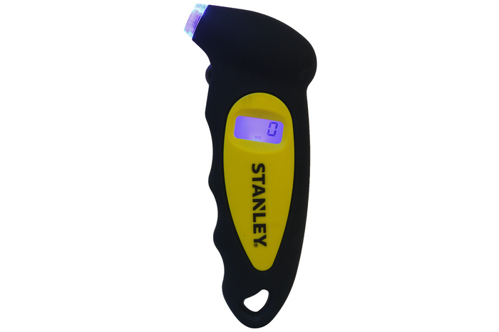 STANLEY Automotive Digital Tire Pressure Gauge 0-6.2 bar range