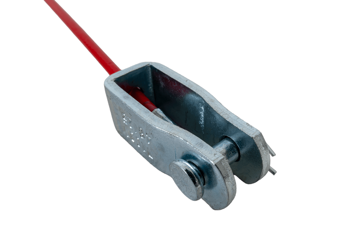 Emergency safety breakaway rope KNOTT breakaway with snap hook 1200mm