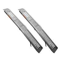 UNITRAILER ALR004B foldable ramps steel drive-on ramps for trailers 190cm 400kg set of 2