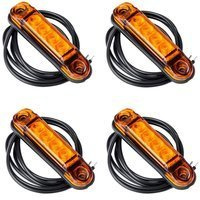 Set of 4x Horpol SLIM orange LED clearance lamps