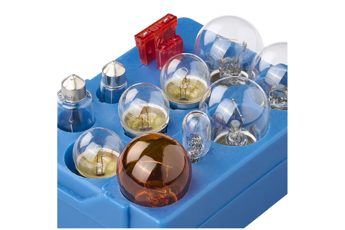 ProPlus 410065 12-piece spare bulb kit for camper, car