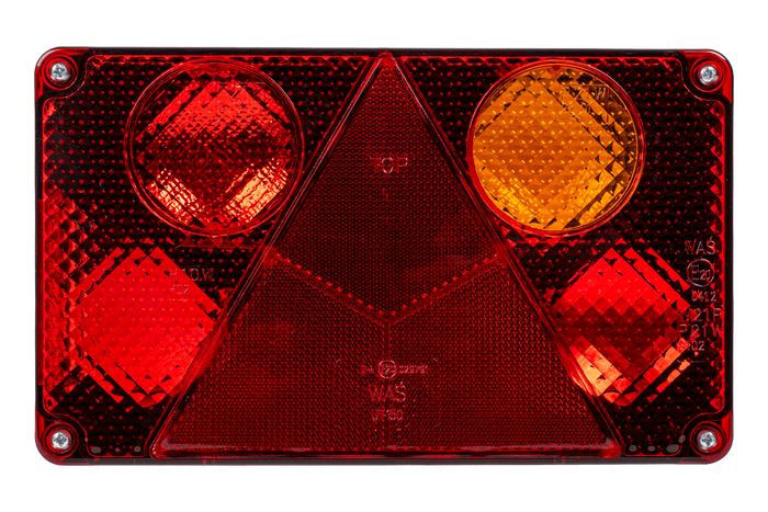 Rear lamp WAŚ W21P 6 functions right