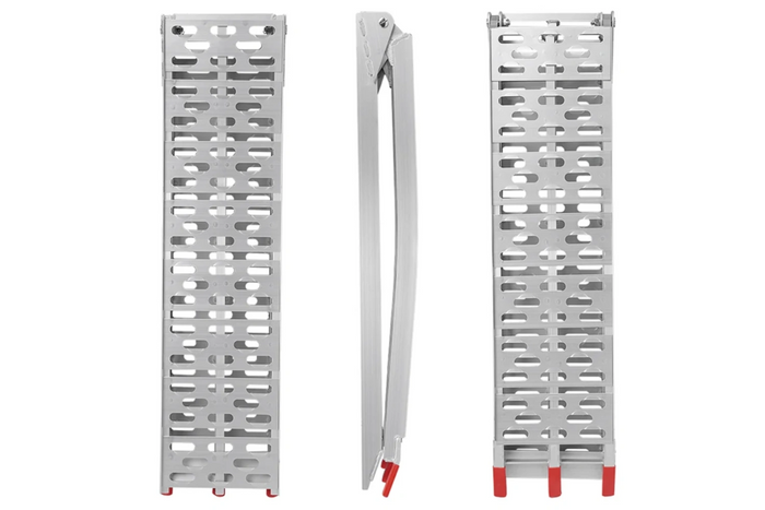 ProPlus 390096 foldable ramps aluminum ramps for trailers 220cm 680kg set of 2