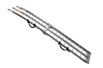 UNITRAILER ALR002 foldable ramp aluminum ramp for trailer 221cm 340kg with belt