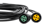 ASPÖCK 58-1022-087 electrical installation trailer harness 4.5 m 7PIN plug bayonets 2x5PIN