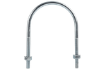 M10 round clamp with nuts and washers 115/175