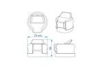 ProPlus Trailer Socket Cover 343530 Rubber Cover 79mm