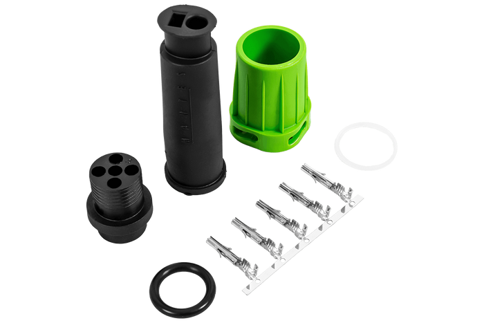 MANTES waterproof connector for trailer rear lights bayonet 5-PIN green right