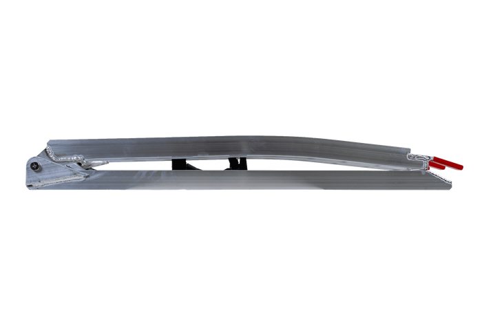 UNITRAILER ALR002 foldable ramp aluminum ramp for trailer 221cm 340kg with belt
